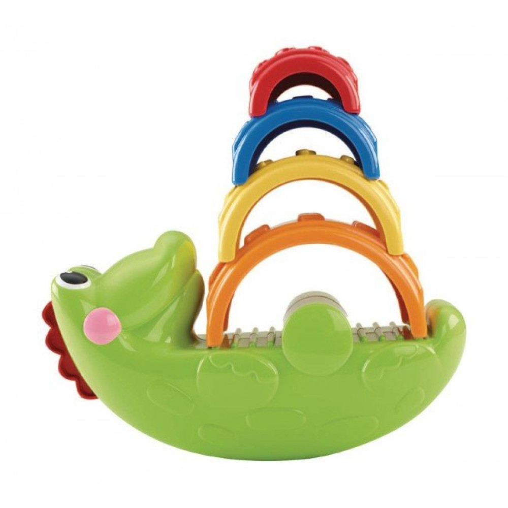 Веселый крокодил Fisher-Price Складывай и качай (CDC48)
