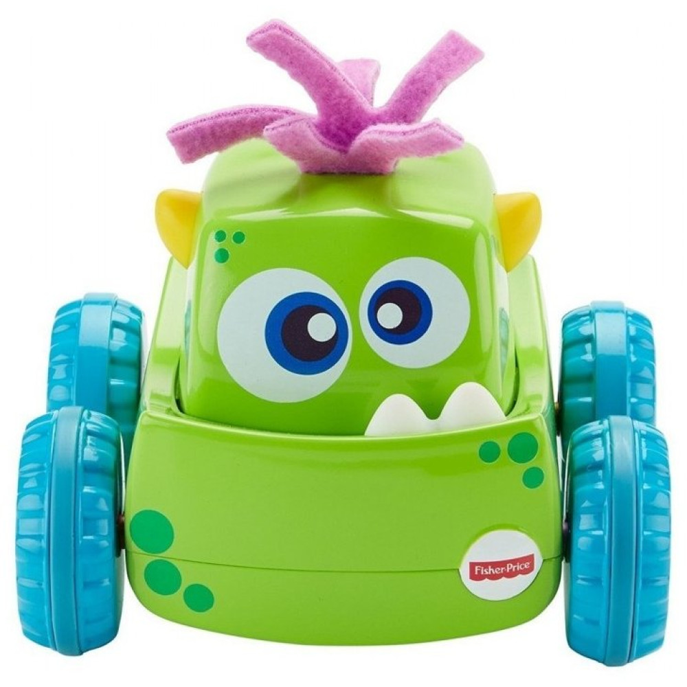 Машинка-монстрик Fisher-Price Нажимай и запускай (DRG16)