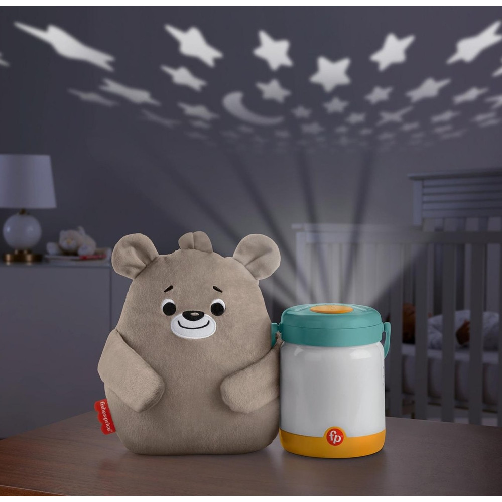 Музичний нічник-проектор Fisher-Price 3 в 1 Ведмедик з ліхтариком (GRR00) Музичний нічник-проектор Fisher-Price 3 в 1 Ведмедик з ліхтариком (GRR00)