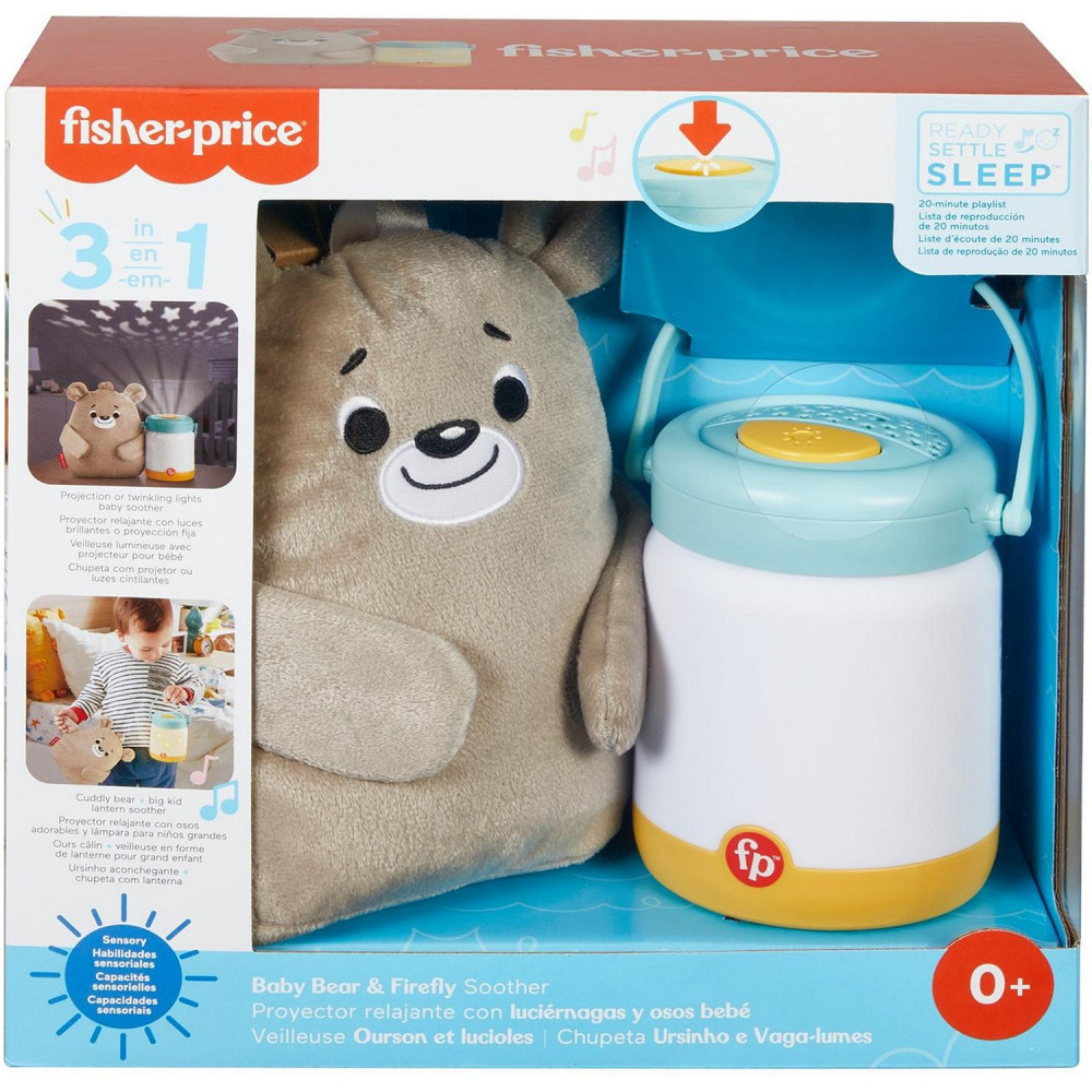 Музичний нічник-проектор Fisher-Price 3 в 1 Ведмедик з ліхтариком (GRR00) Музичний нічник-проектор Fisher-Price 3 в 1 Ведмедик з ліхтариком (GRR00)