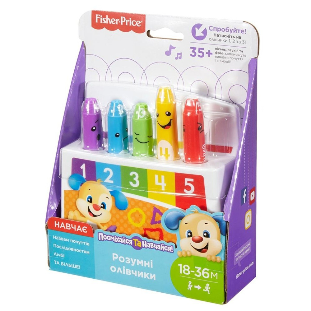 Умные карандашики на укр. Fisher-Price (FLN98) Умные карандашики на укр. Fisher-Price (FLN98)