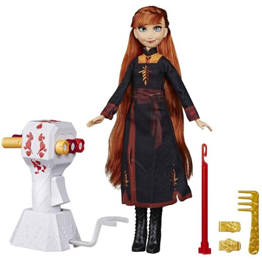 Набор Hasbro Disney Frozen 2 Анна с аксессуарами для волос (E6950/E7003)