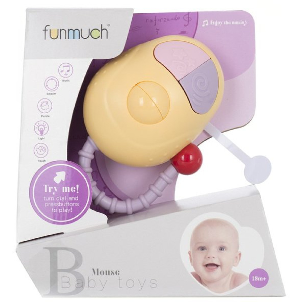 Музыкальная игрушка Funmuch Мышка со световыми эффектами (FM777-14)