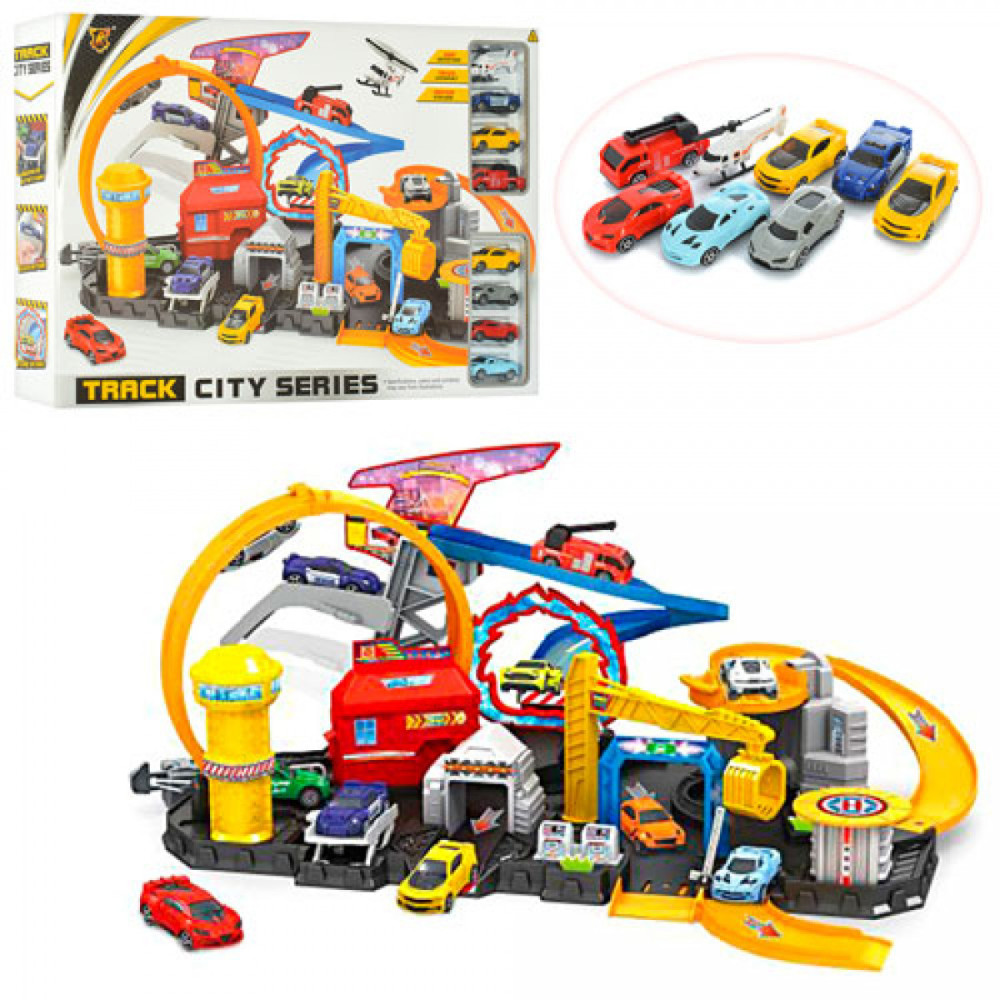 Игровой набор Track City Series Гараж для трюков (P884-A)
