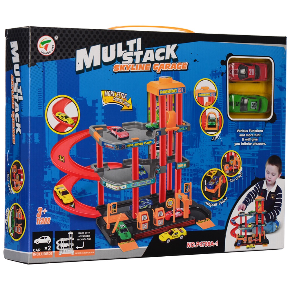 Ігровий гараж Multi Stack 3-х поверховий (P4788A-1)