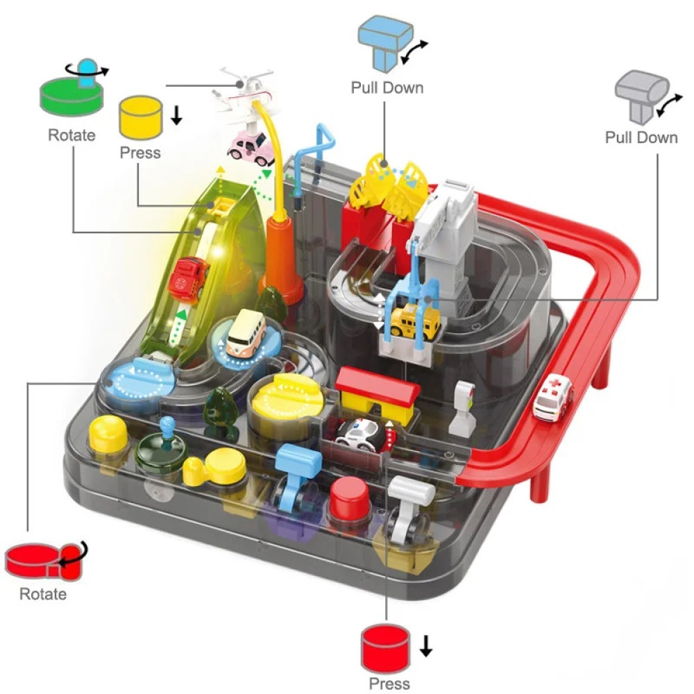 Игровой набор Car adventure Паркинг (T701A) Игровой набор Car adventure Паркинг (T701A)