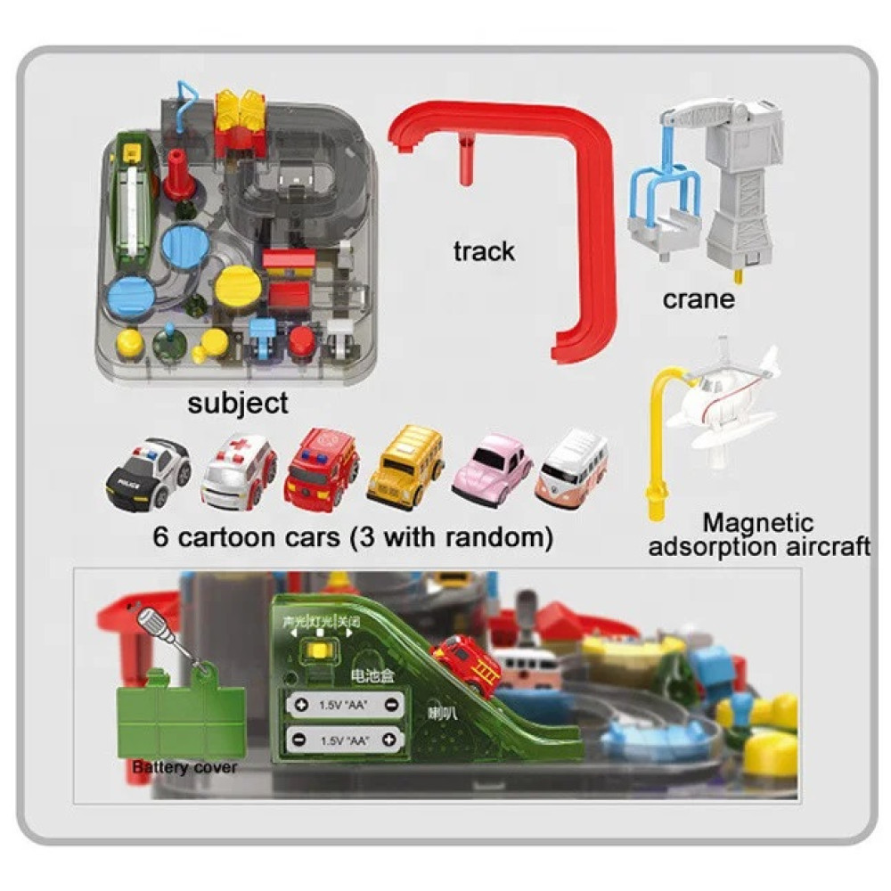 Игровой набор Car adventure Паркинг (T701A) Игровой набор Car adventure Паркинг (T701A)