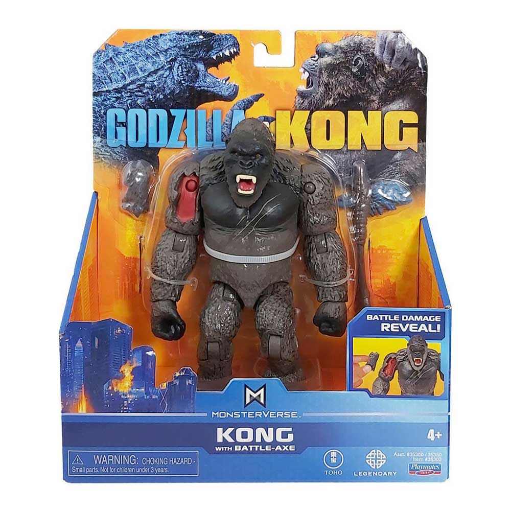 Игровая фигурка Godzilla vs Kong Конг с боевым топором (35303)