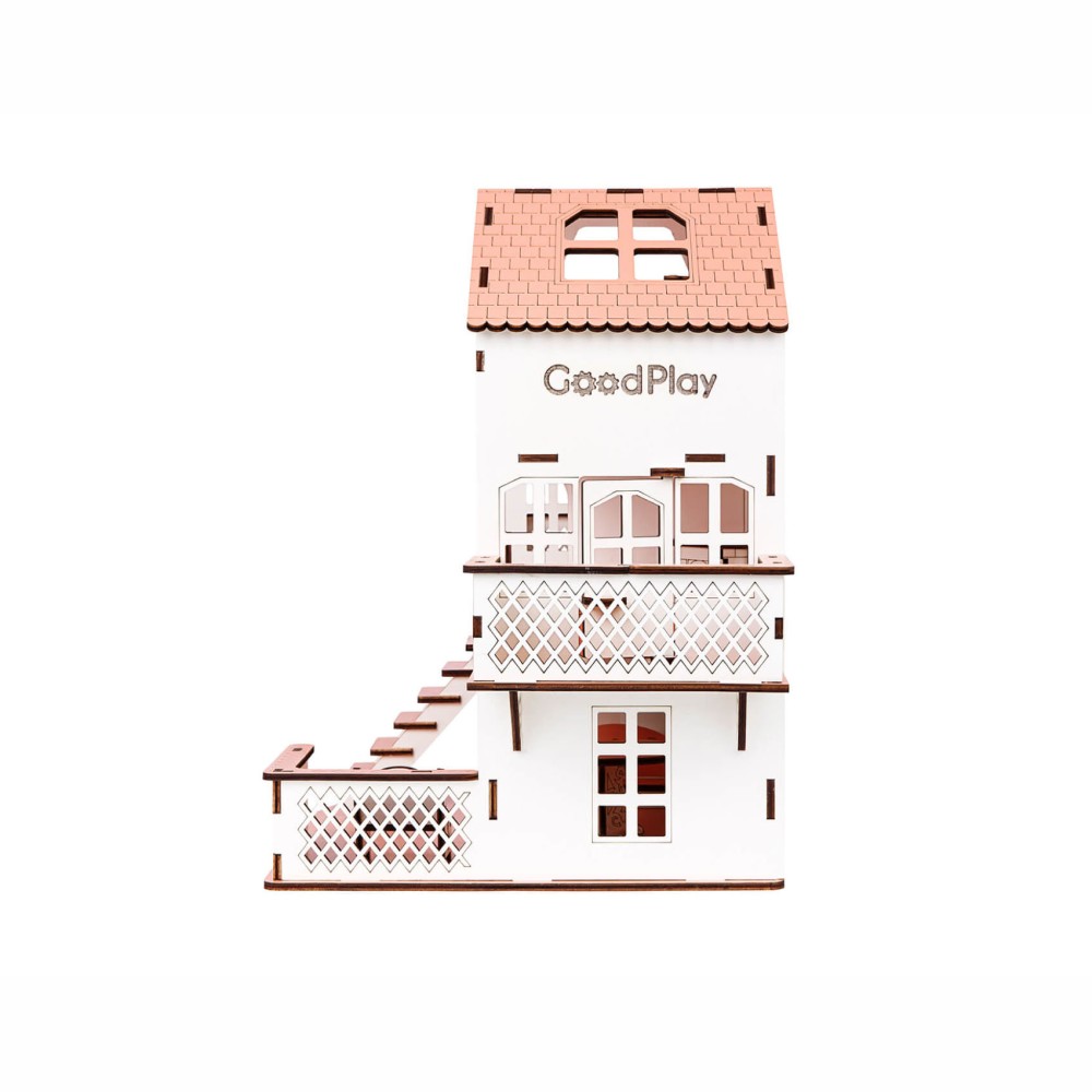 Кукольный домик GoodPlay с гаражом (B010)