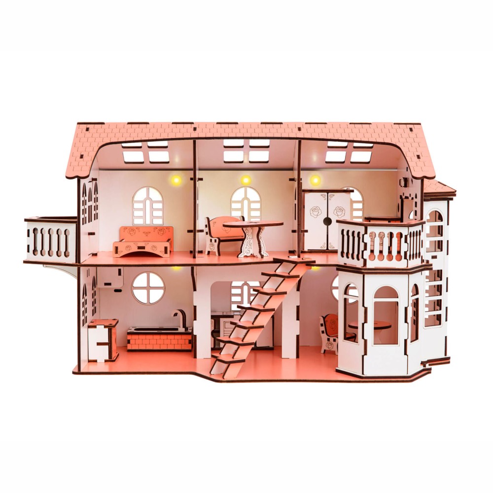 Кукольный домик GoodPlay с подсветкой (B014)