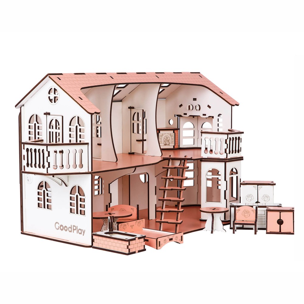 Кукольный домик GoodPlay с подсветкой (B014)