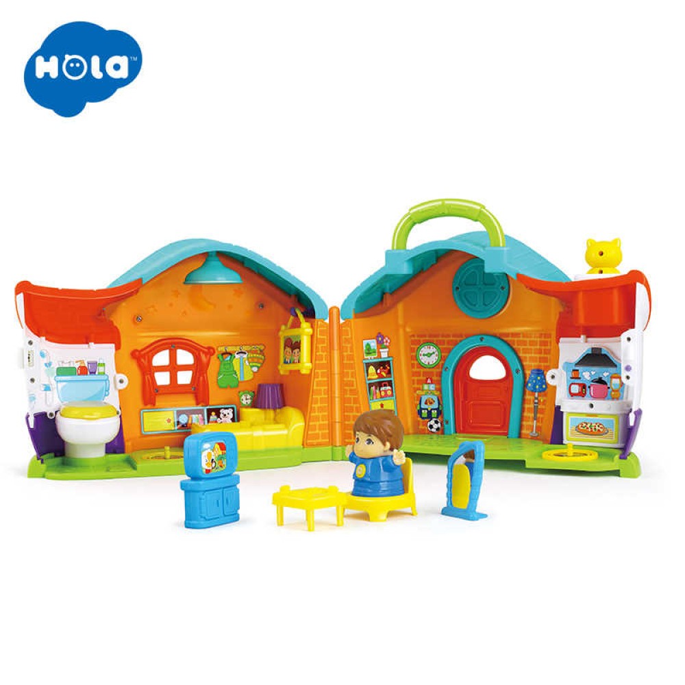 Развивающая музыкальная игрушка Hola Toys Уютный домик (3128AB) Развивающая музыкальная игрушка Hola Toys Уютный домик (3128AB)