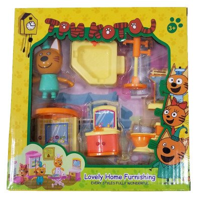 Игровой набор Три кота Lovely Home Furnishing (M-8813) Игровой набор Три кота Lovely Home Furnishing (M-8813)