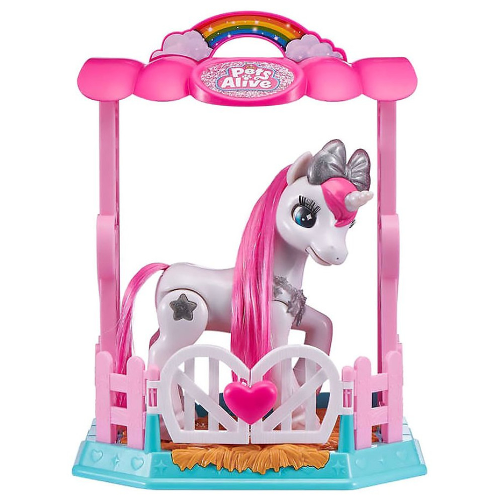 Интерактивная игрушка Pets alive Мой волшебный единорог белый (9502W)