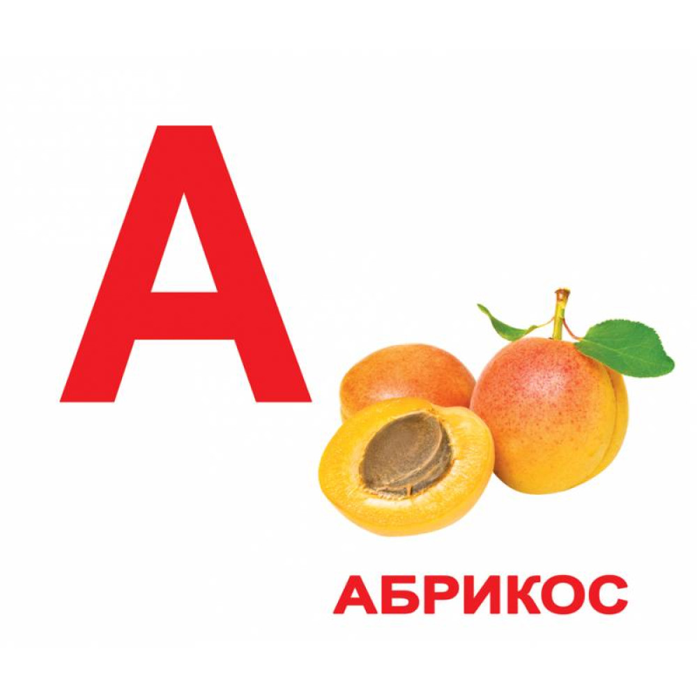Великі карточки Домана Вундеркинд с пелёнок Алфавіт, рос. мовою 34 шт (30935)