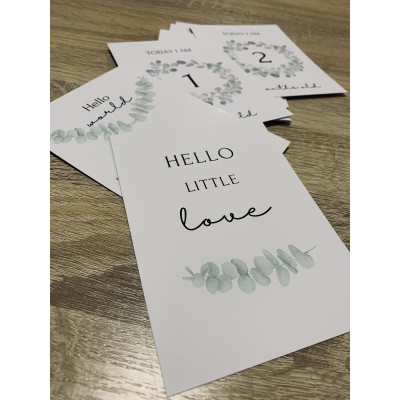 Картки для фотосесій Hello Little Baby в асортименті