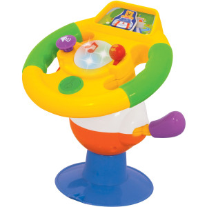 Игрушка на присоске Умный Руль Kiddieland со светом и звуком (058305)