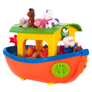 Игровой набор Kiddieland Ноев ковчег на русском языке (049734)