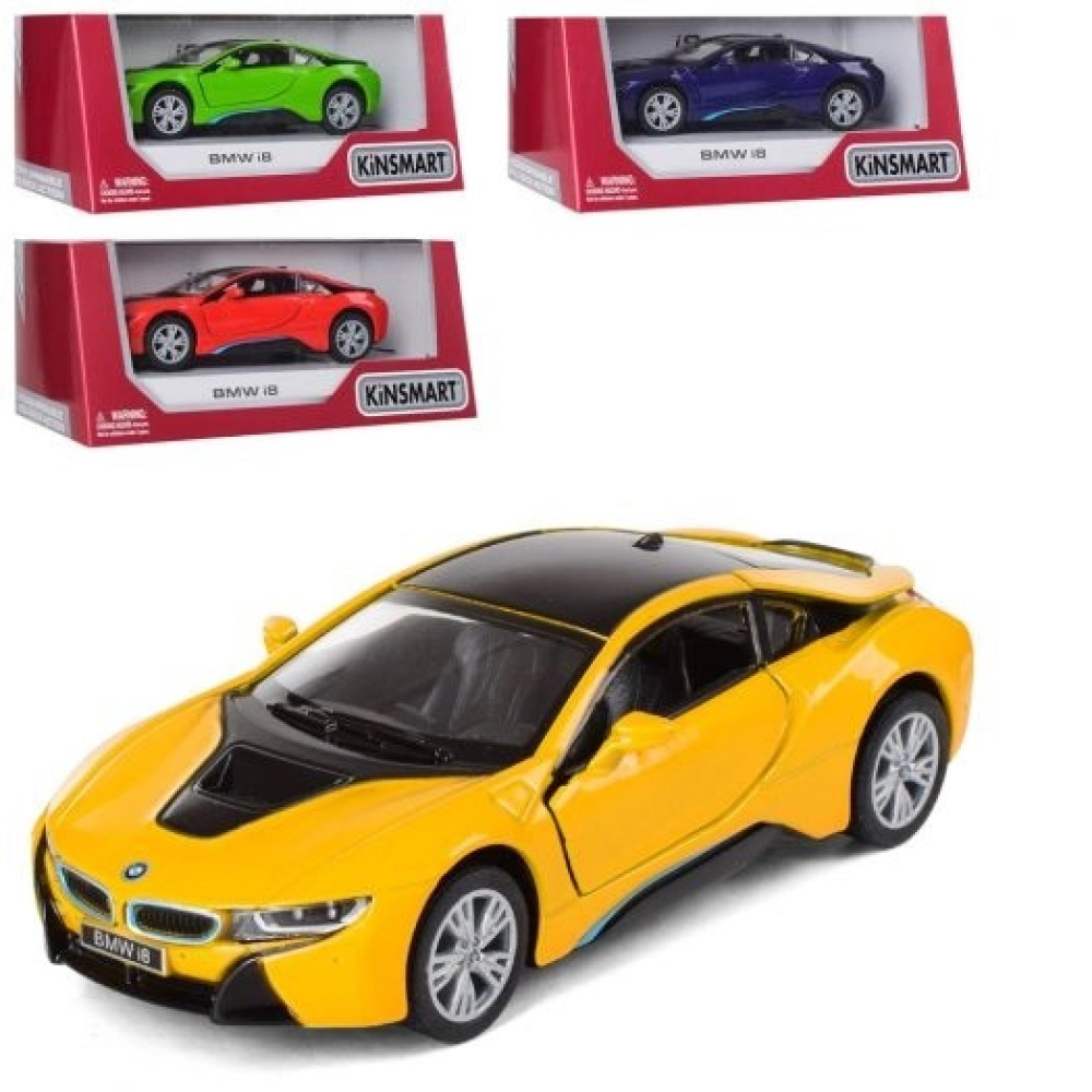 Машинка Kinsmart BMW i8, в ассортименте, 1 шт (KT5379W)