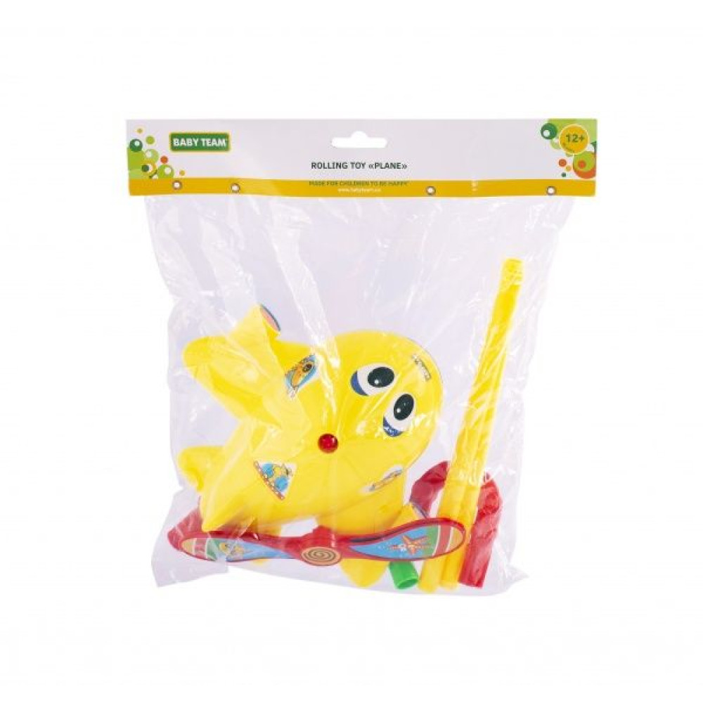 Игрушка-каталка Baby Team Самолет (8661)
