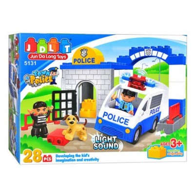 Конструктор JDLT "Полицейский участок" 28 деталей (5131)