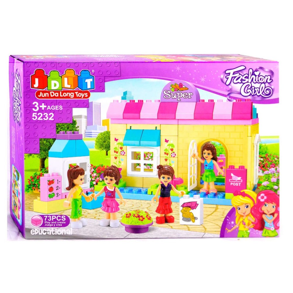 Конструктор JDLT Fashion Girls "Магазин" 73 детали (5232)