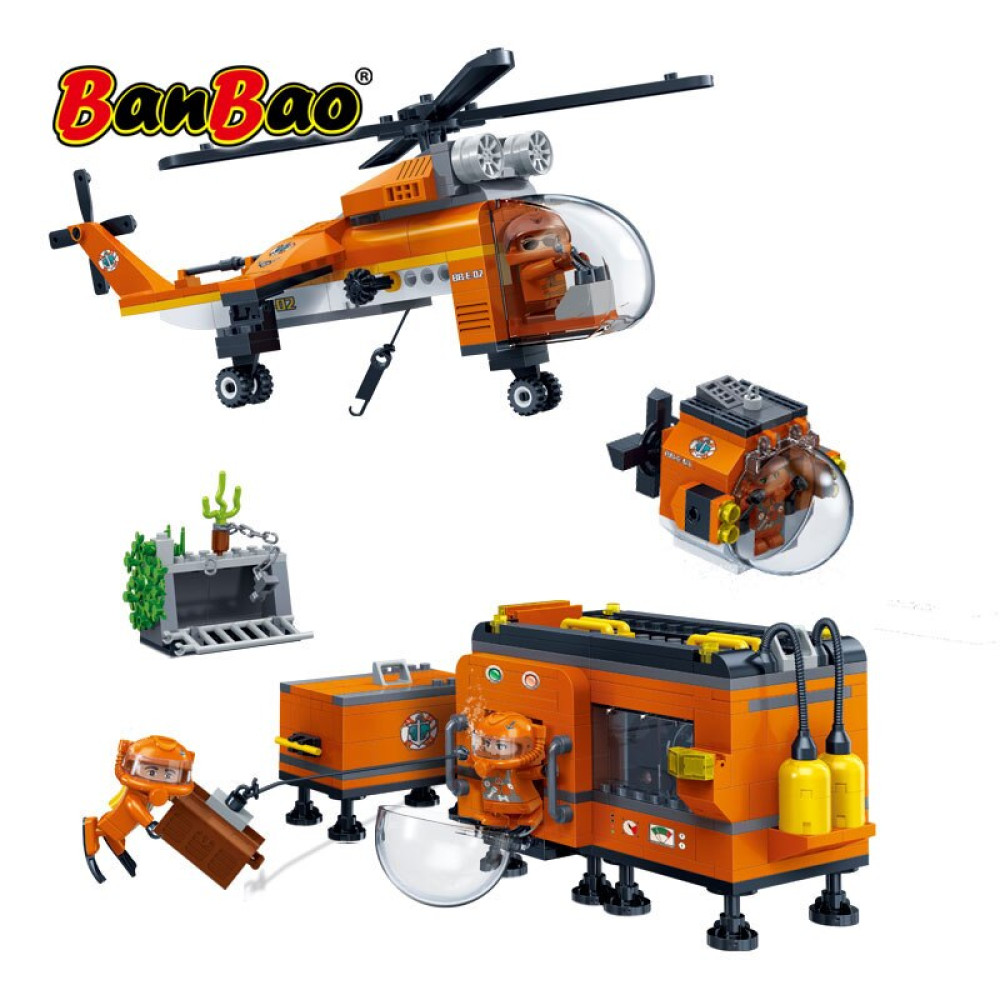 Конструктор Banbao Вантажний вертоліт (7411)