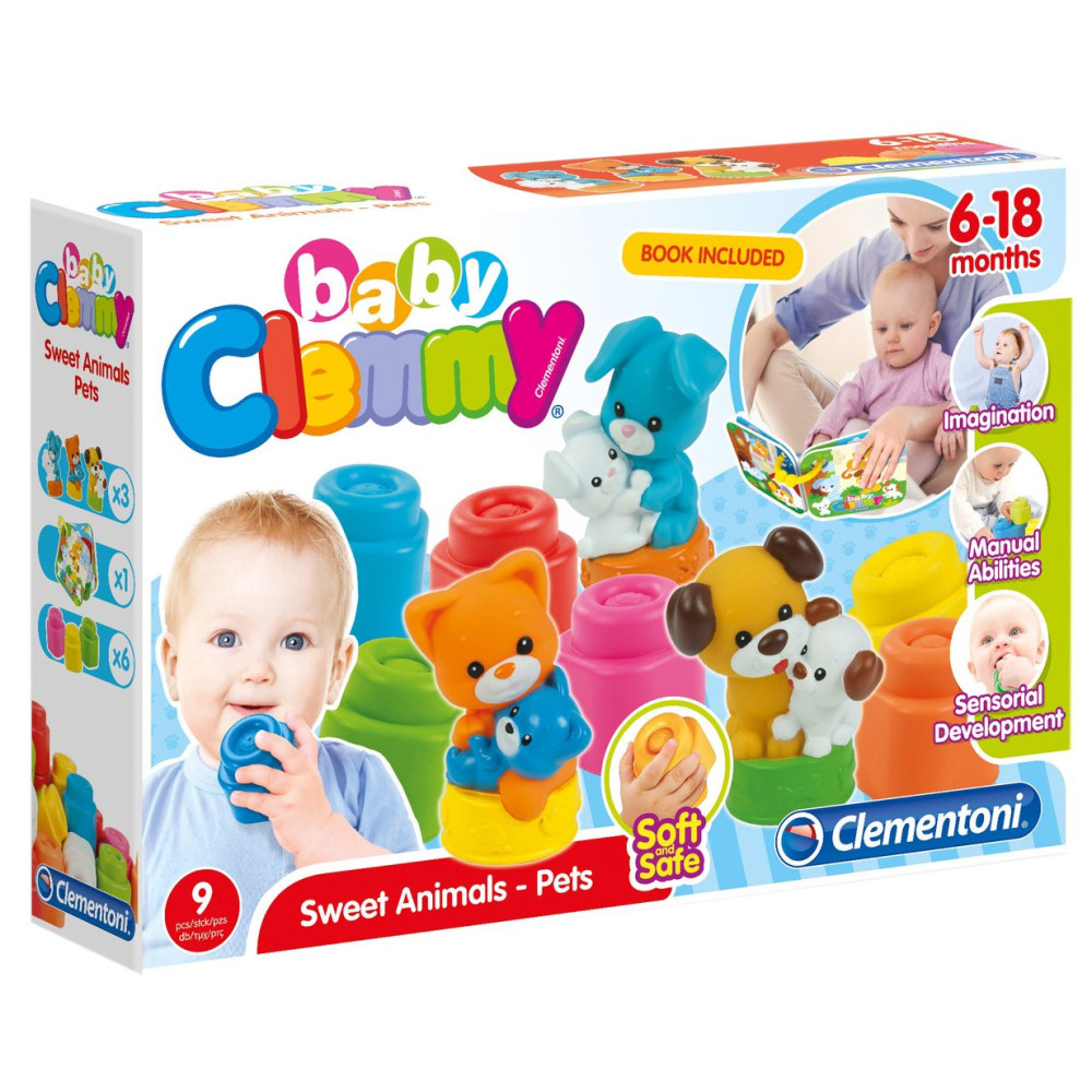 Конструктор Clementoni Baby Clemmy Животные (17175)