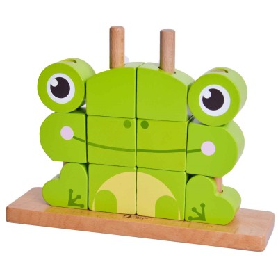 Дерев'яна іграшка Classic world Вертикальний пазл  Жабеня (5107)