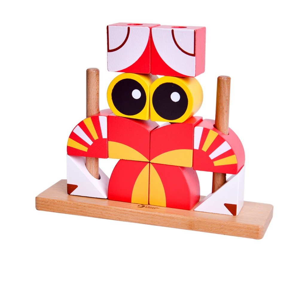 Дерев'яна іграшка Classic world Вертикальний пазл Левеня (5106)