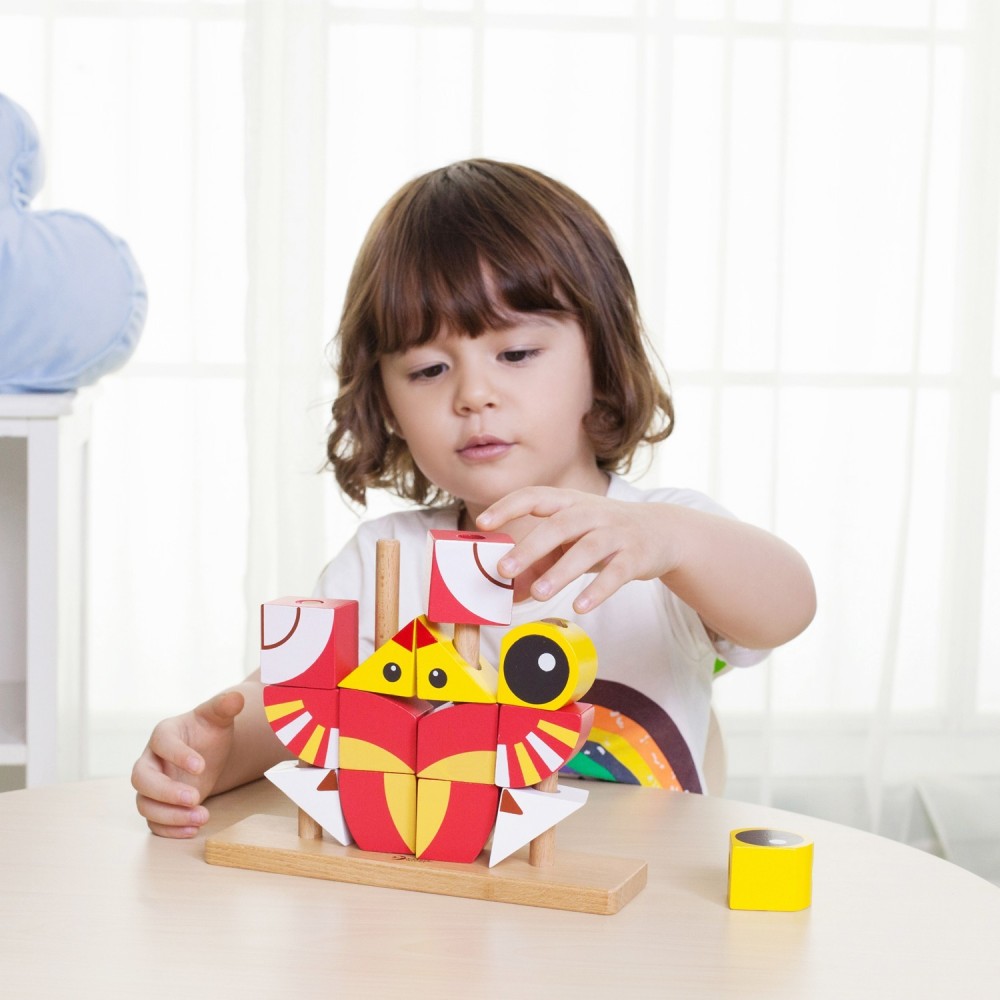 Дерев'яна іграшка Classic world Вертикальний пазл Левеня (5106)