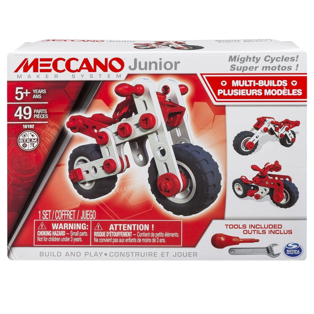 Конструктор Meccano Junior Мотоцикл (6026957)