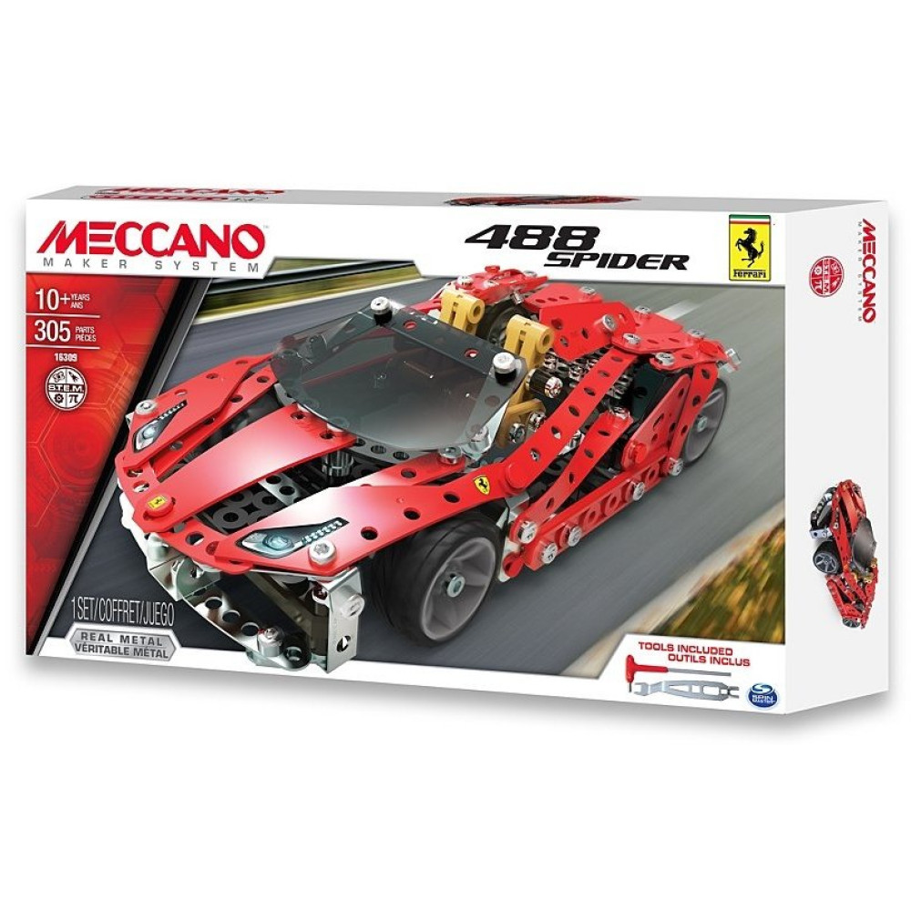 Конструктор Meccano Ferrari GTB 488 Roadster (6028974)