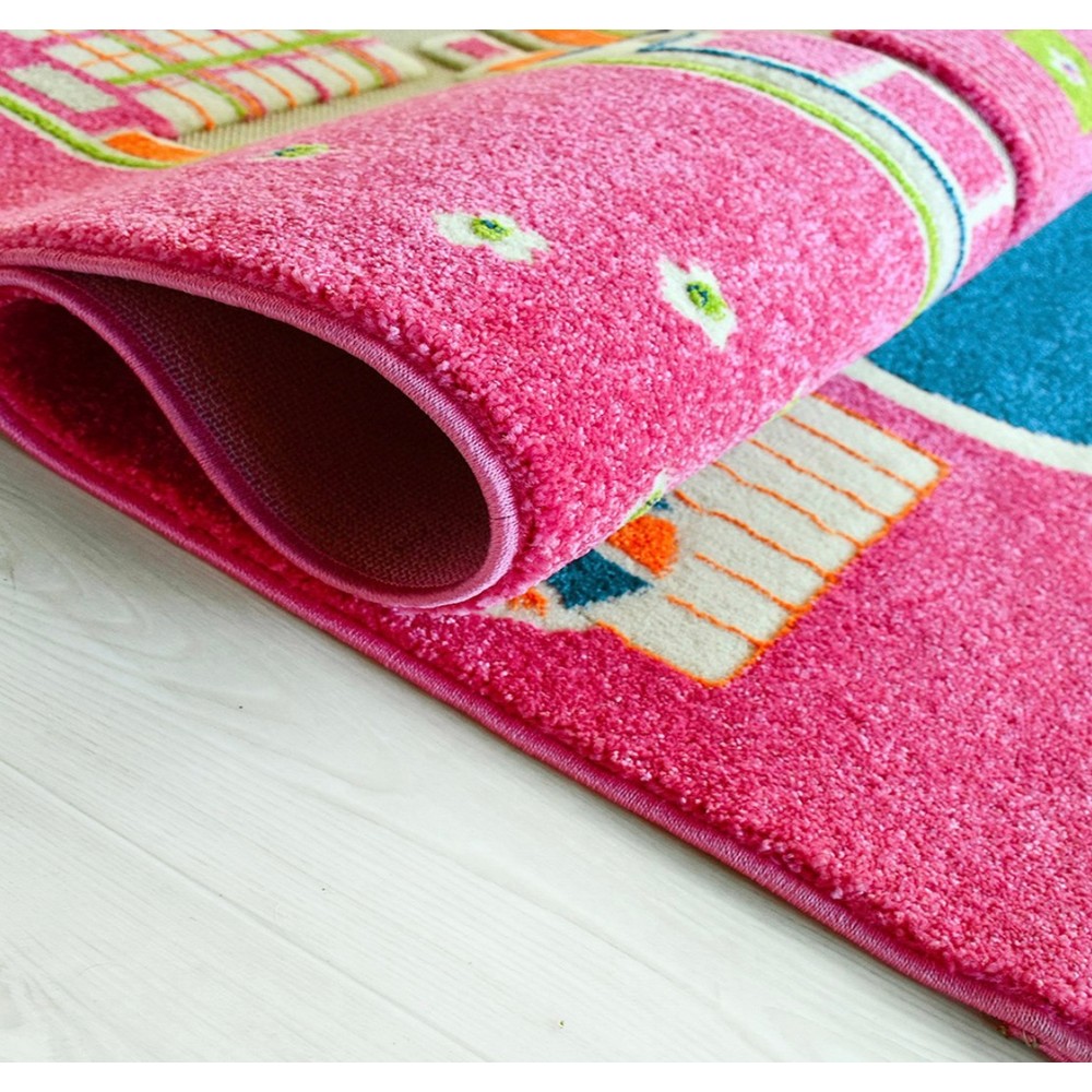 Дитячий ігровий килимок IVI Playhouse 134x200 см, рожевий (8699149500117)