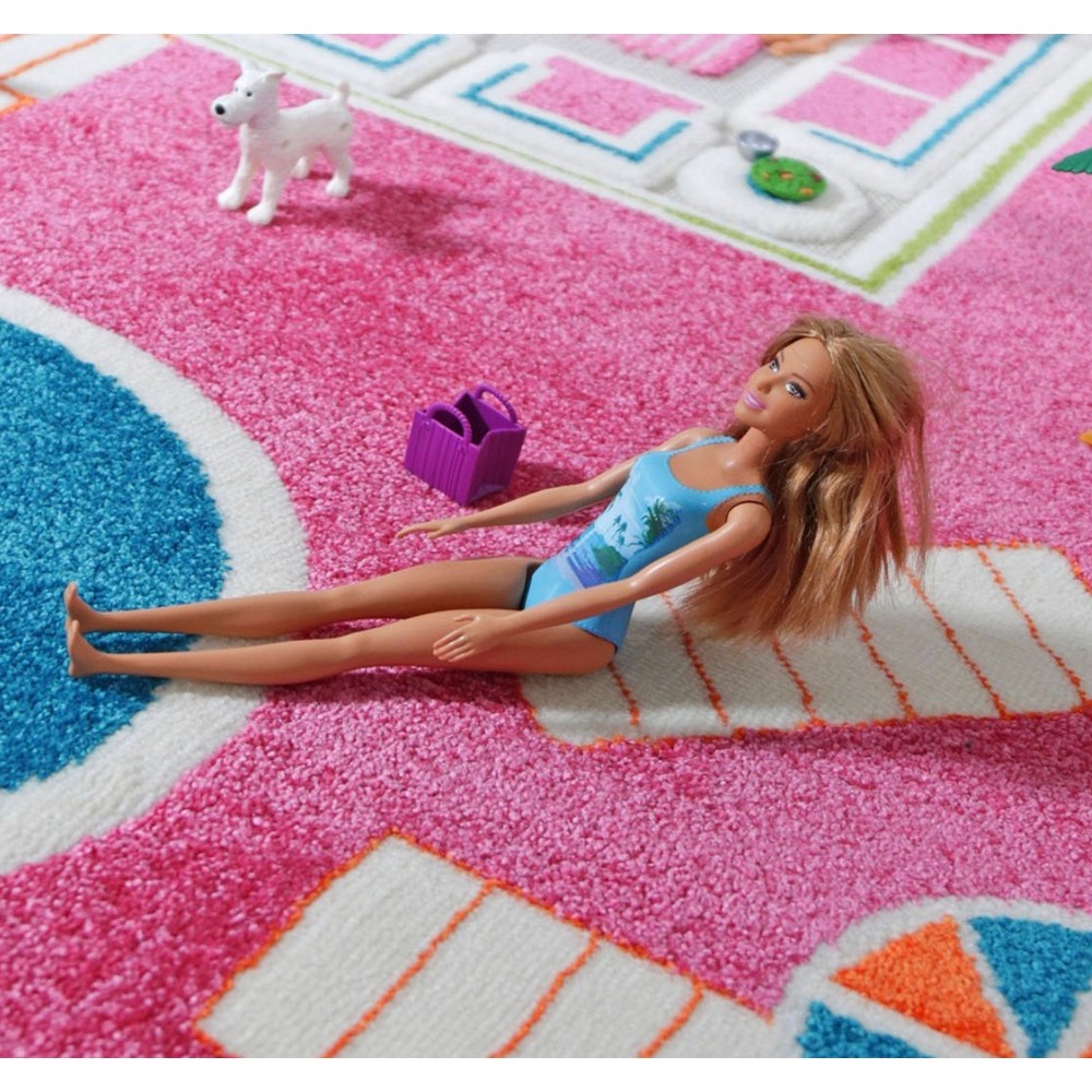Дитячий ігровий килимок IVI Playhouse 134x200 см, рожевий (8699149500117)