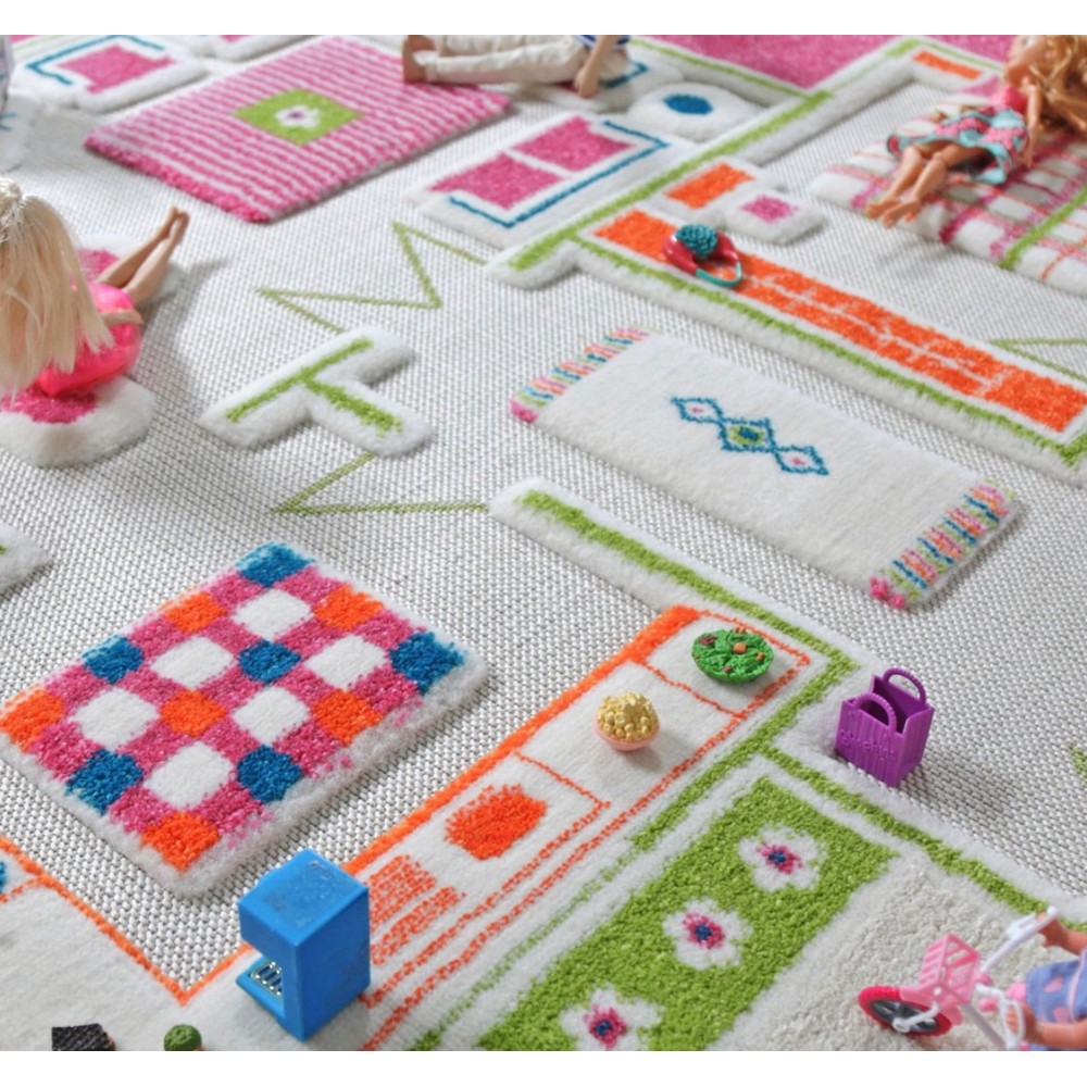 Дитячий ігровий килимок IVI Playhouse 134x200 см, рожевий (8699149500117)