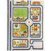 Детский игровой коврик IVI Трафик 134x180 см синий (8699149500025)