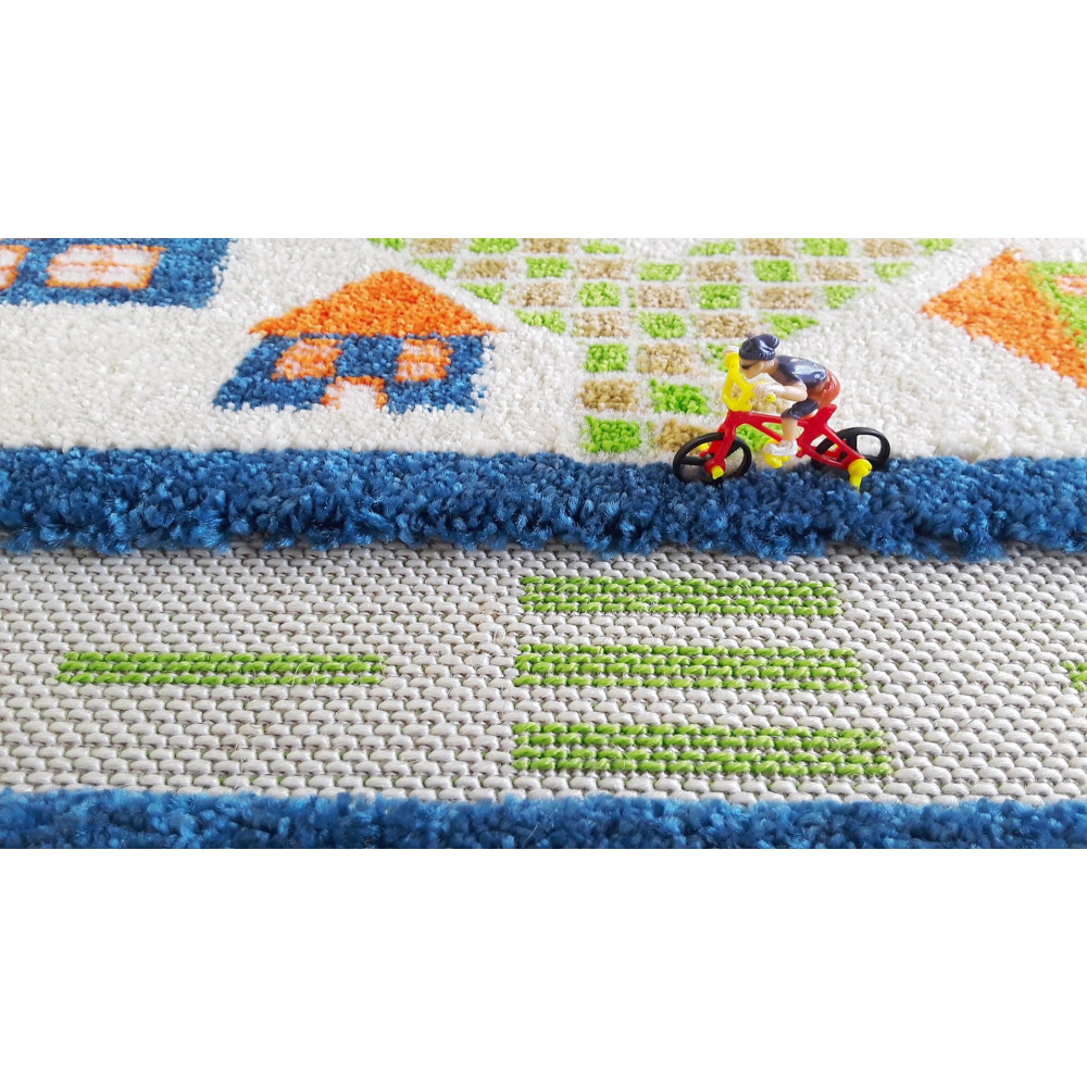 Детский игровой коврик IVI Трафик 134x180 см синий (8699149500025) Детский игровой коврик IVI Трафик 134x180 см синий (8699149500025)