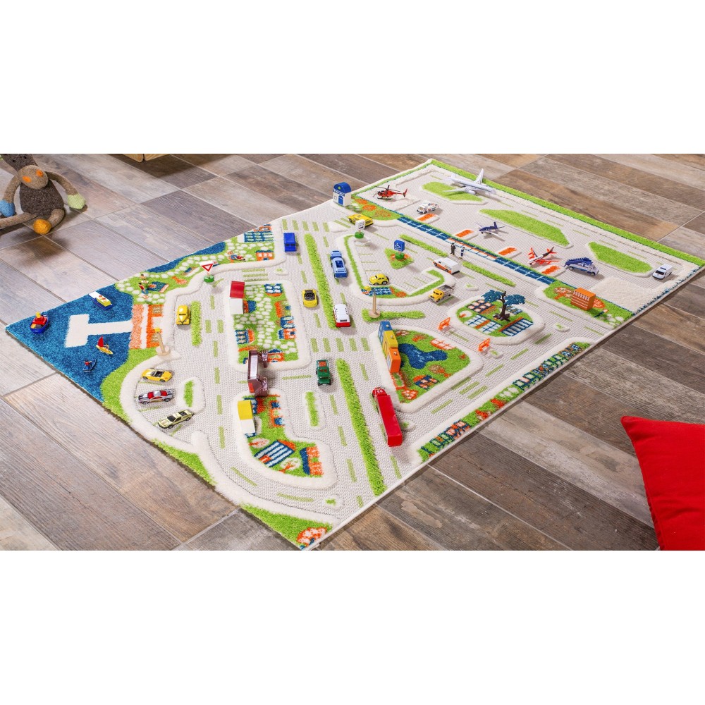 Детский игровой коврик IVI Мини город 100x150 см (8699149514060)