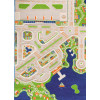 Детский игровой коврик IVI Мини город 134x180 см (8699149514077)