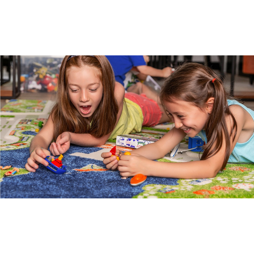 Детский игровой коврик IVI Мини город 134x180 см (8699149514077) Детский игровой коврик IVI Мини город 134x180 см (8699149514077)