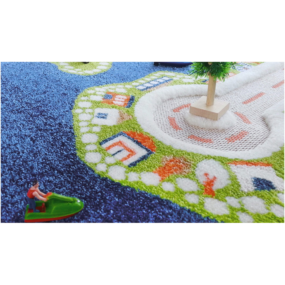 Детский игровой коврик IVI Мини город 134x180 см (8699149514077) Детский игровой коврик IVI Мини город 134x180 см (8699149514077)