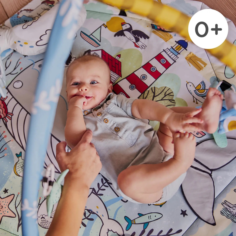 Kinderkraft Smartplay - розвиваючий килимок • Sea (KPSMSE00MUL0000)