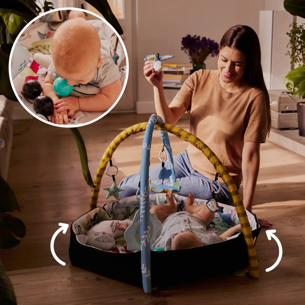 Kinderkraft Smartplay - розвиваючий килимок • Sea (KPSMSE00MUL0000)