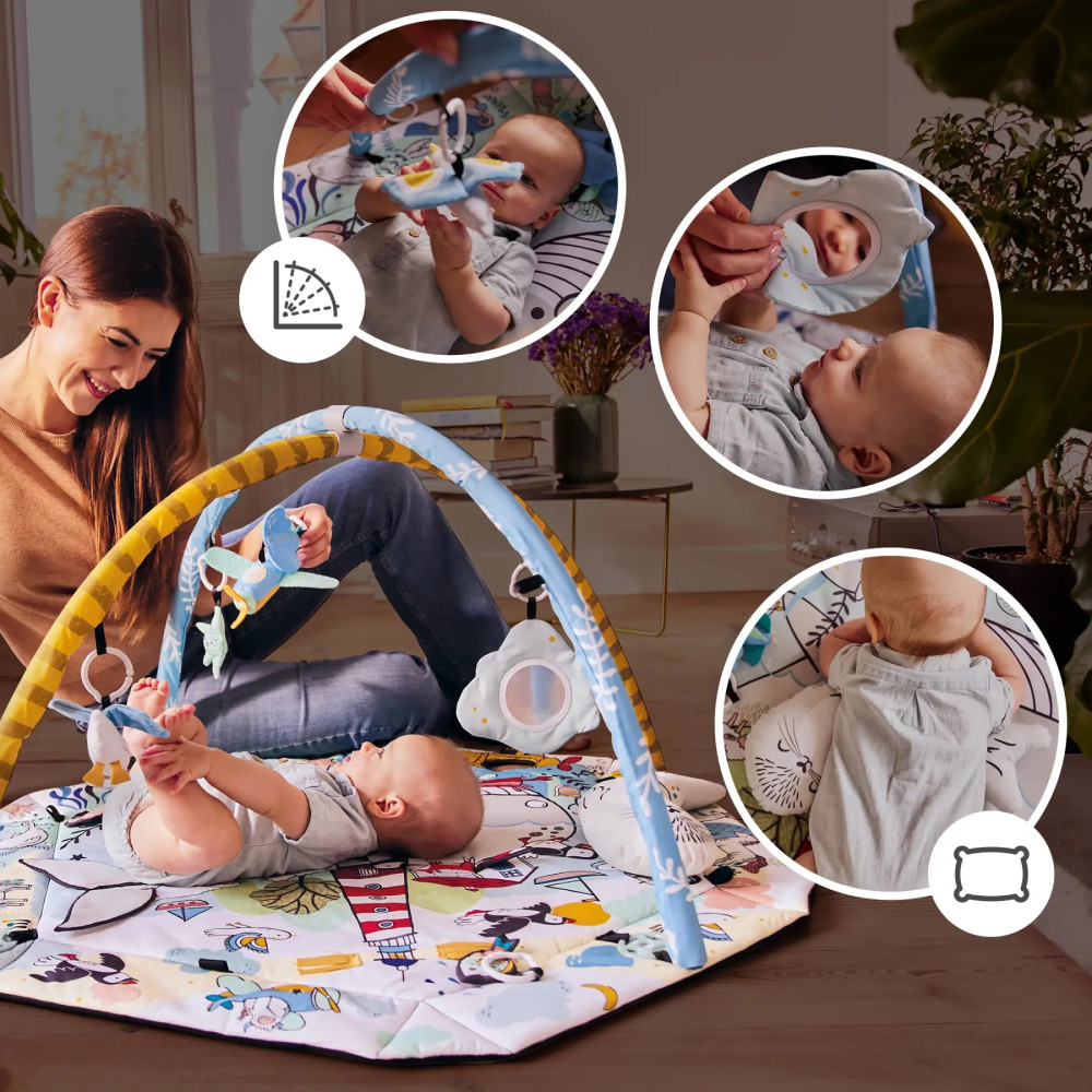 Kinderkraft Smartplay - розвиваючий килимок • Sea (KPSMSE00MUL0000)