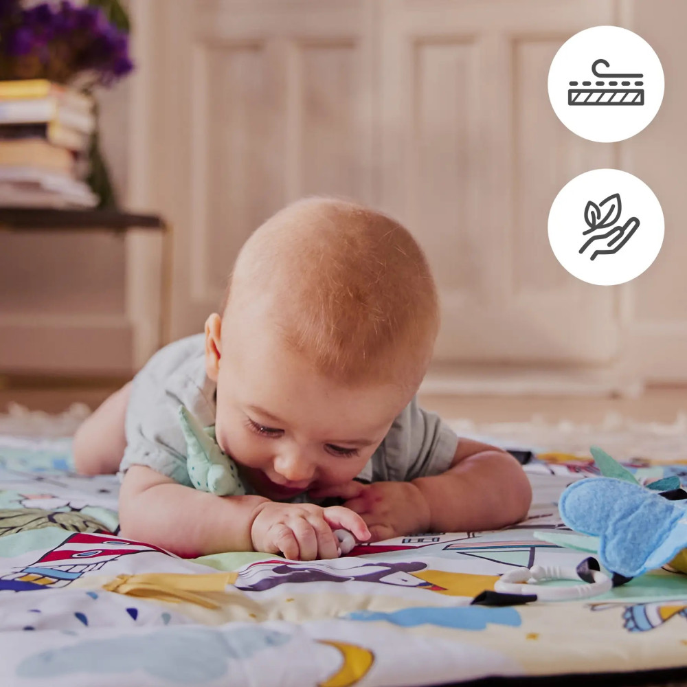 Kinderkraft Smartplay - розвиваючий килимок • Sea (KPSMSE00MUL0000)