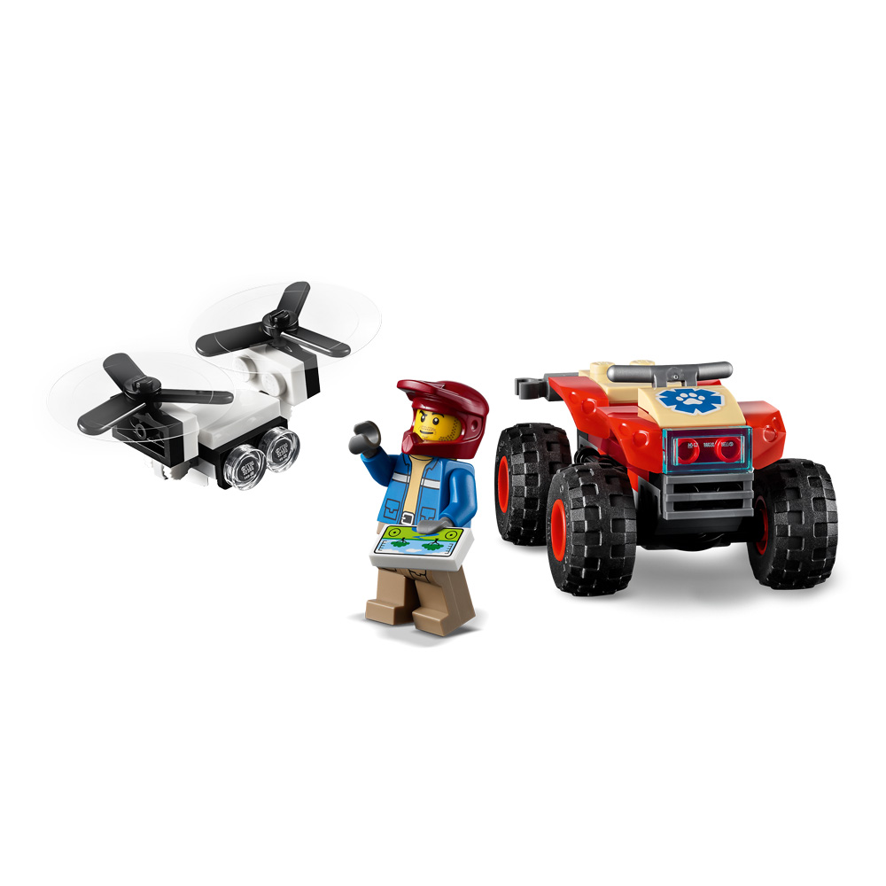 Конструктор Lego City квадроцикл для спасения диких животных (60300)