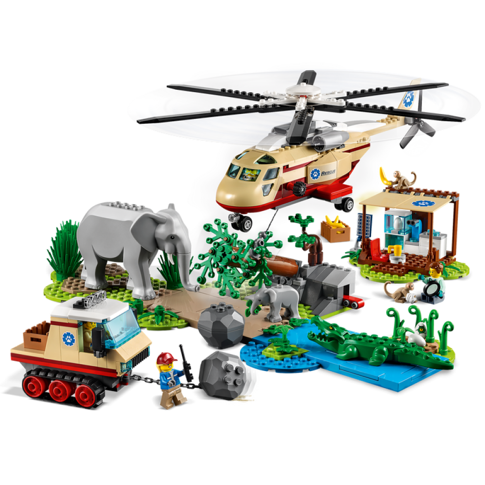 Конструктор Lego City Операция по спасению диких животных (60302) Конструктор Lego City Операция по спасению диких животных (60302)