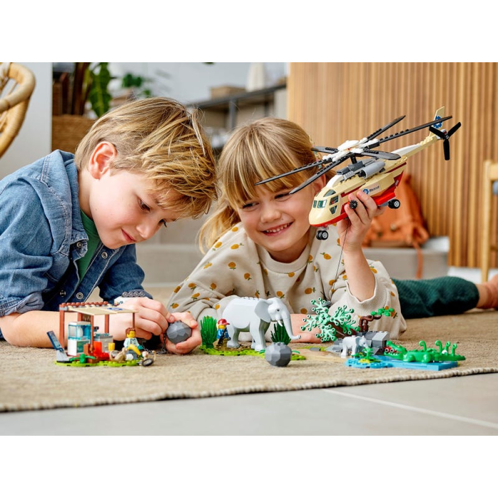Конструктор Lego City Операция по спасению диких животных (60302) Конструктор Lego City Операция по спасению диких животных (60302)