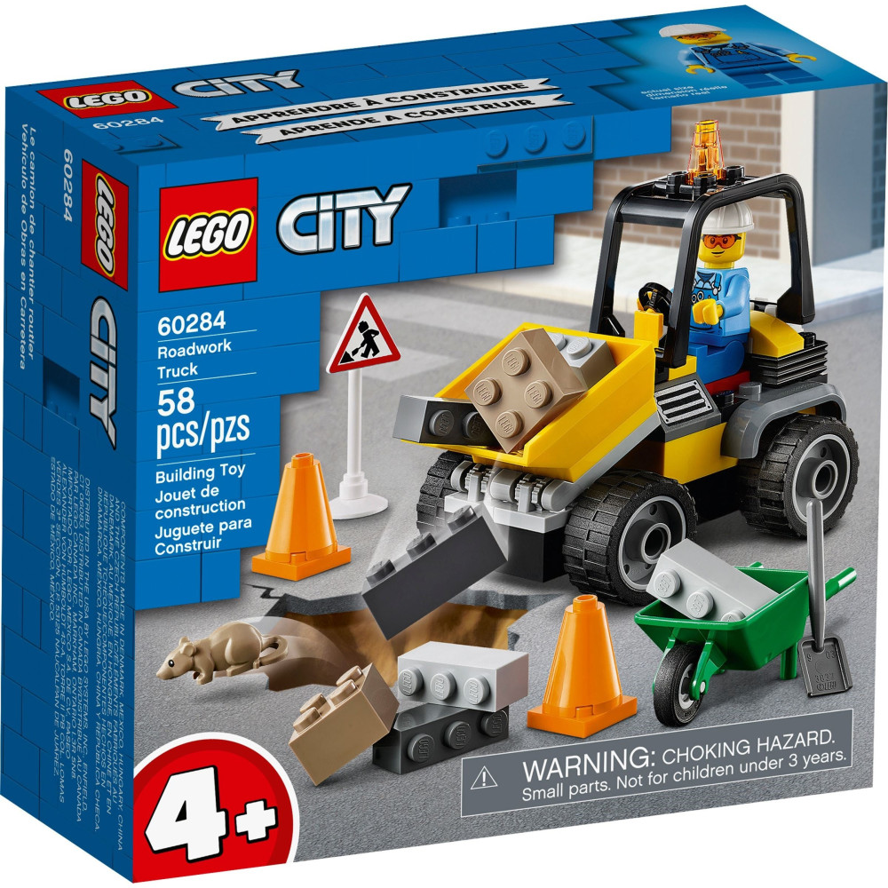 Конструктор Lego City Пикап для дорожных работ (60284)